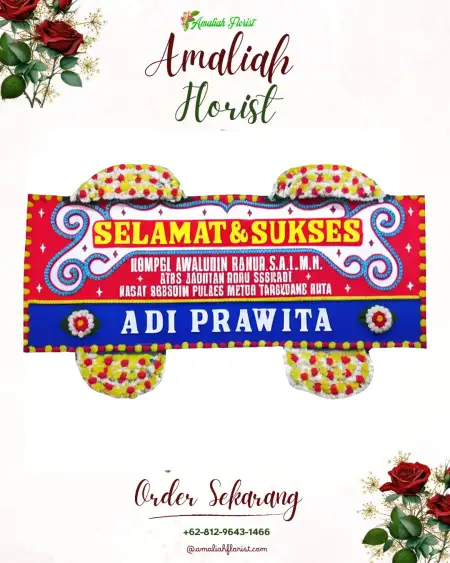 Papan Bunga Ucapan Selamat Luwungragi